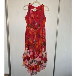 ✨ FARM RIO Ruffle Tiered Maxi Dress – Size Small – Excellent Condition